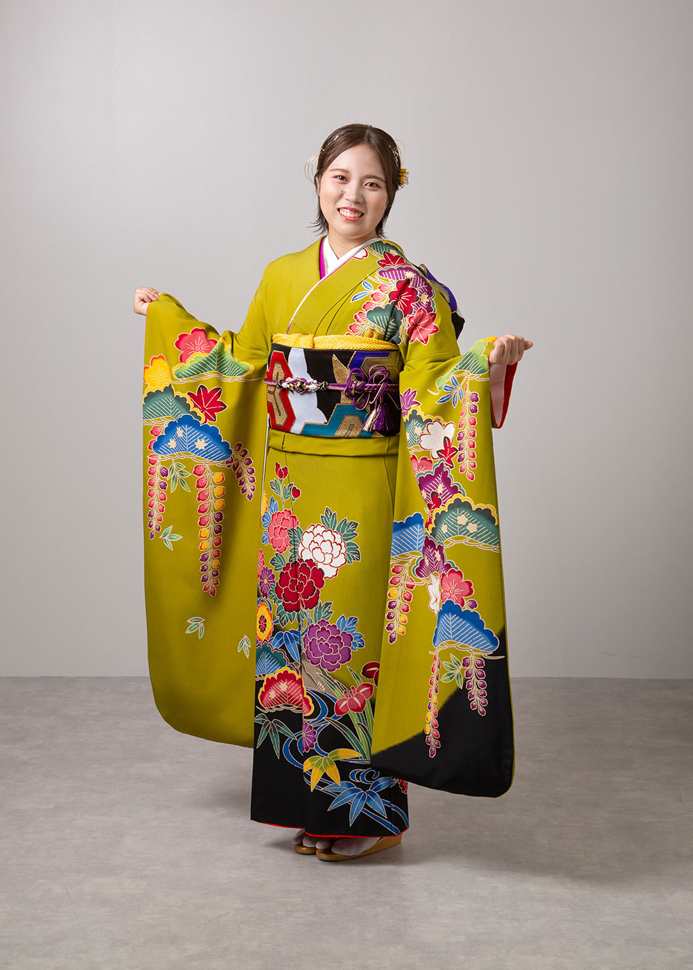 A-1206 M　抹茶型染