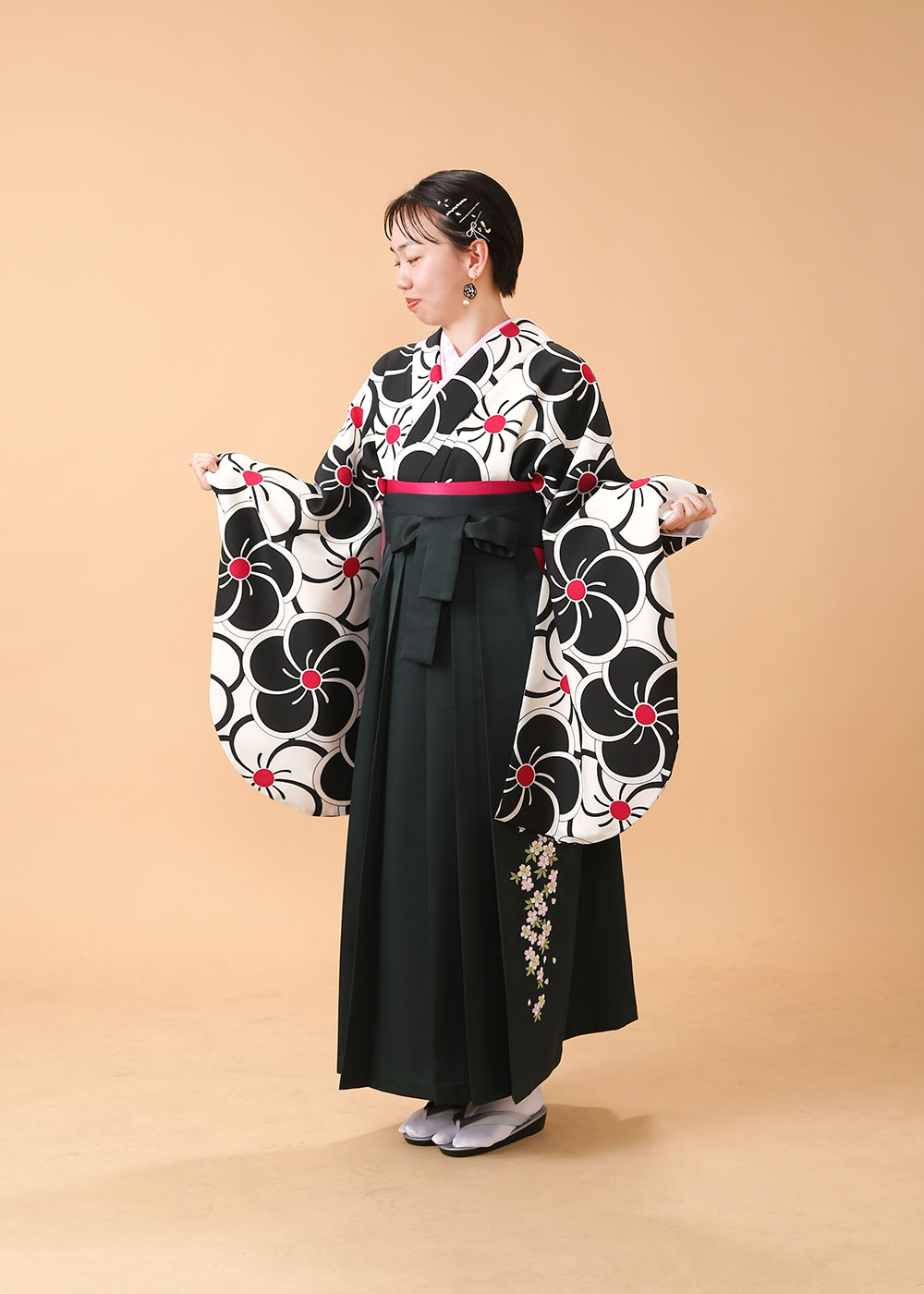 HA-306　黒ねじり梅