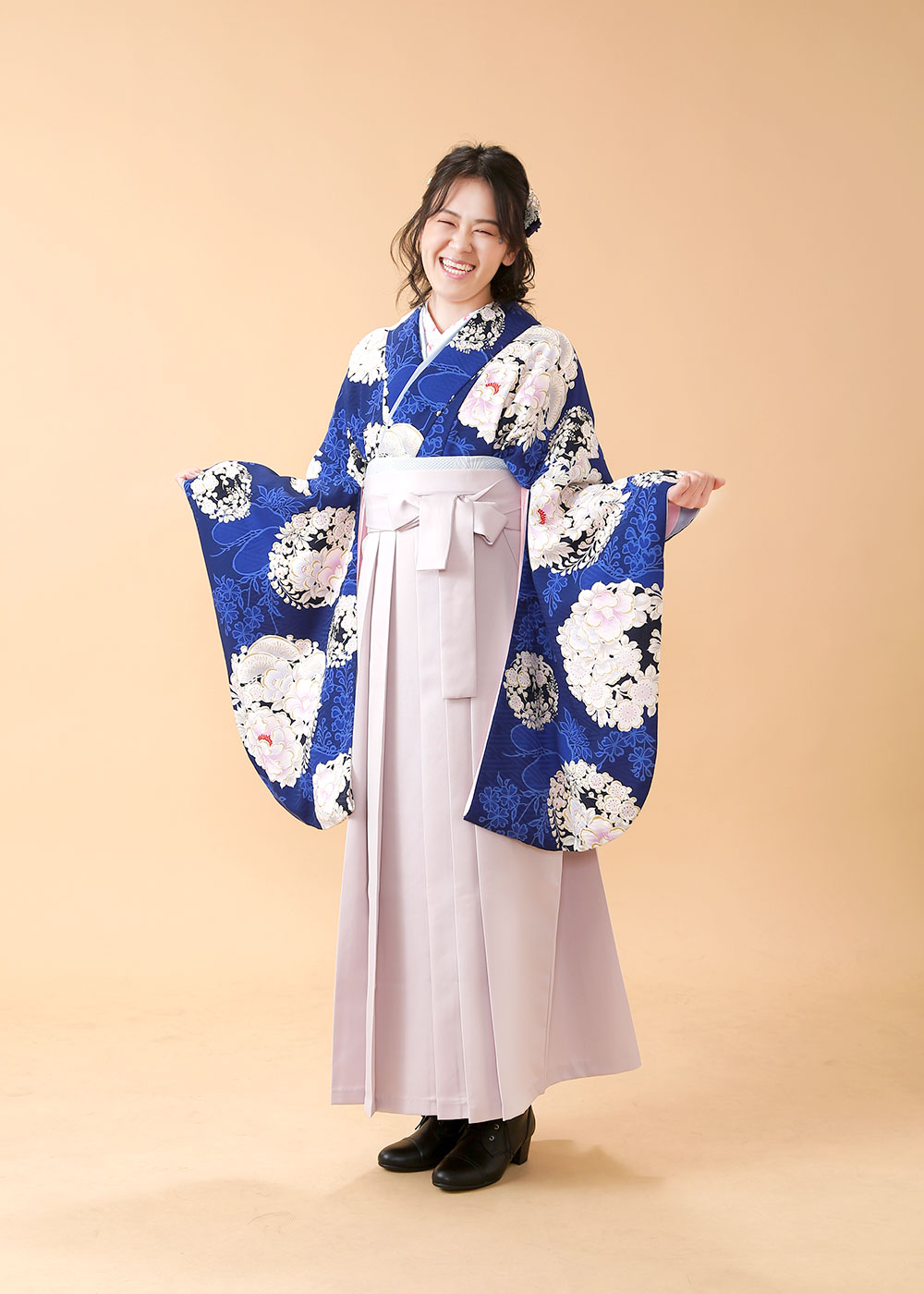 HA-113 NB青・花紋
