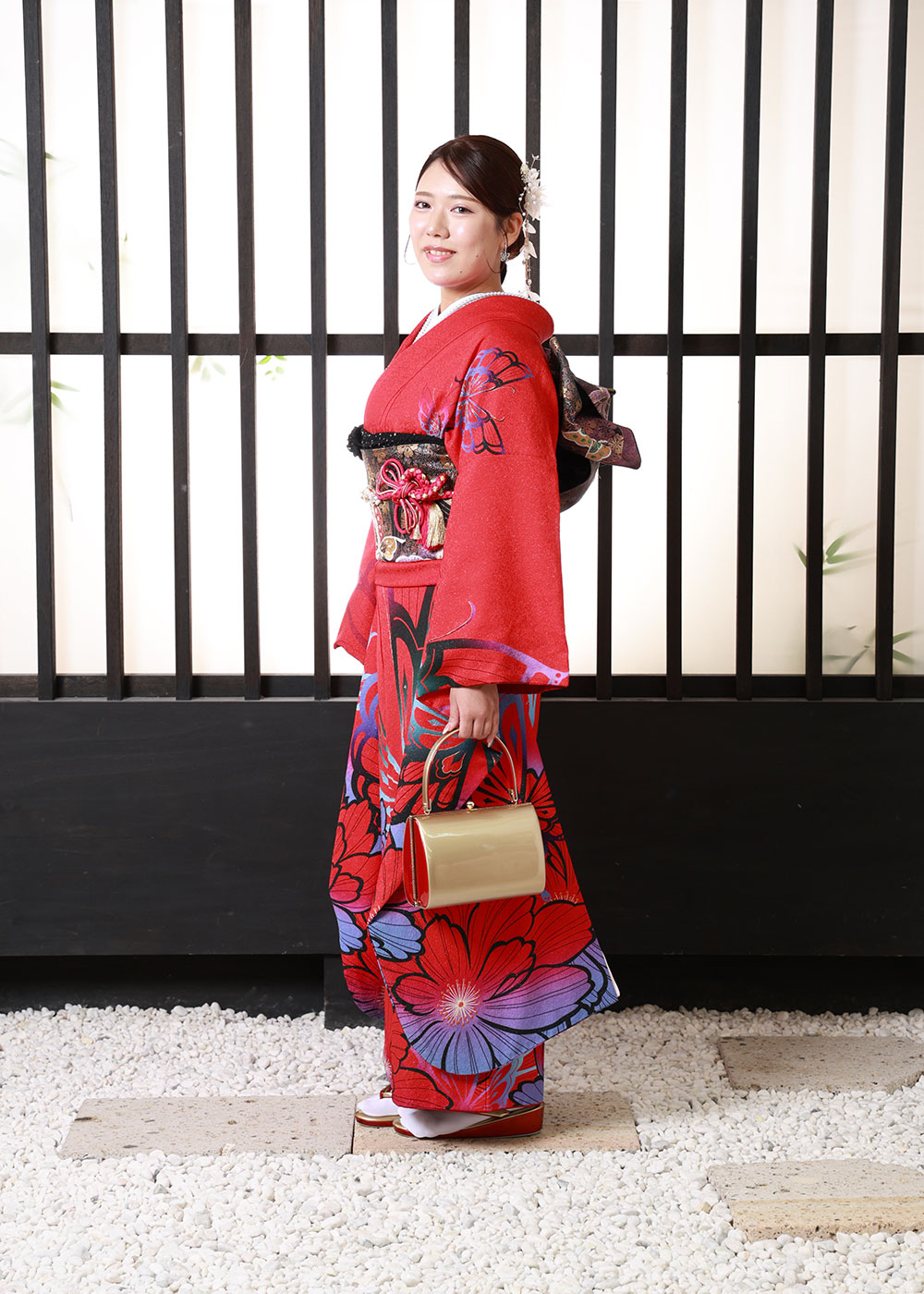 A-1330    赤ラメ蝶