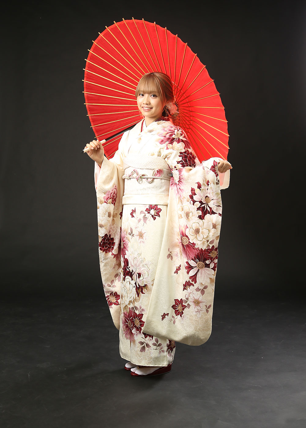 A-2239  アイボリーエンジ花　L　